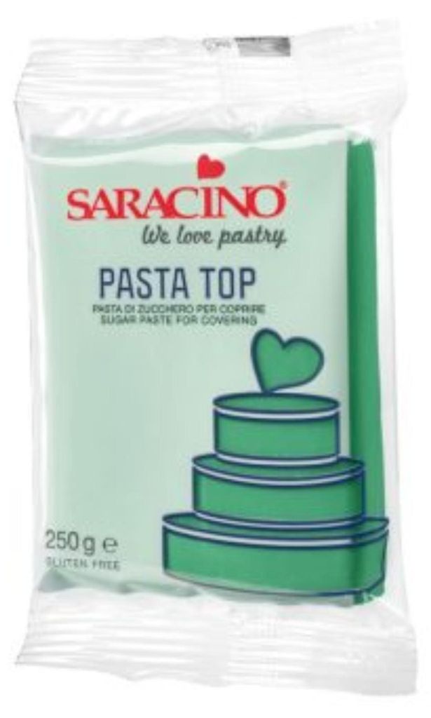 Pâte à sucre verte Saracino, 250 g Image du produit 