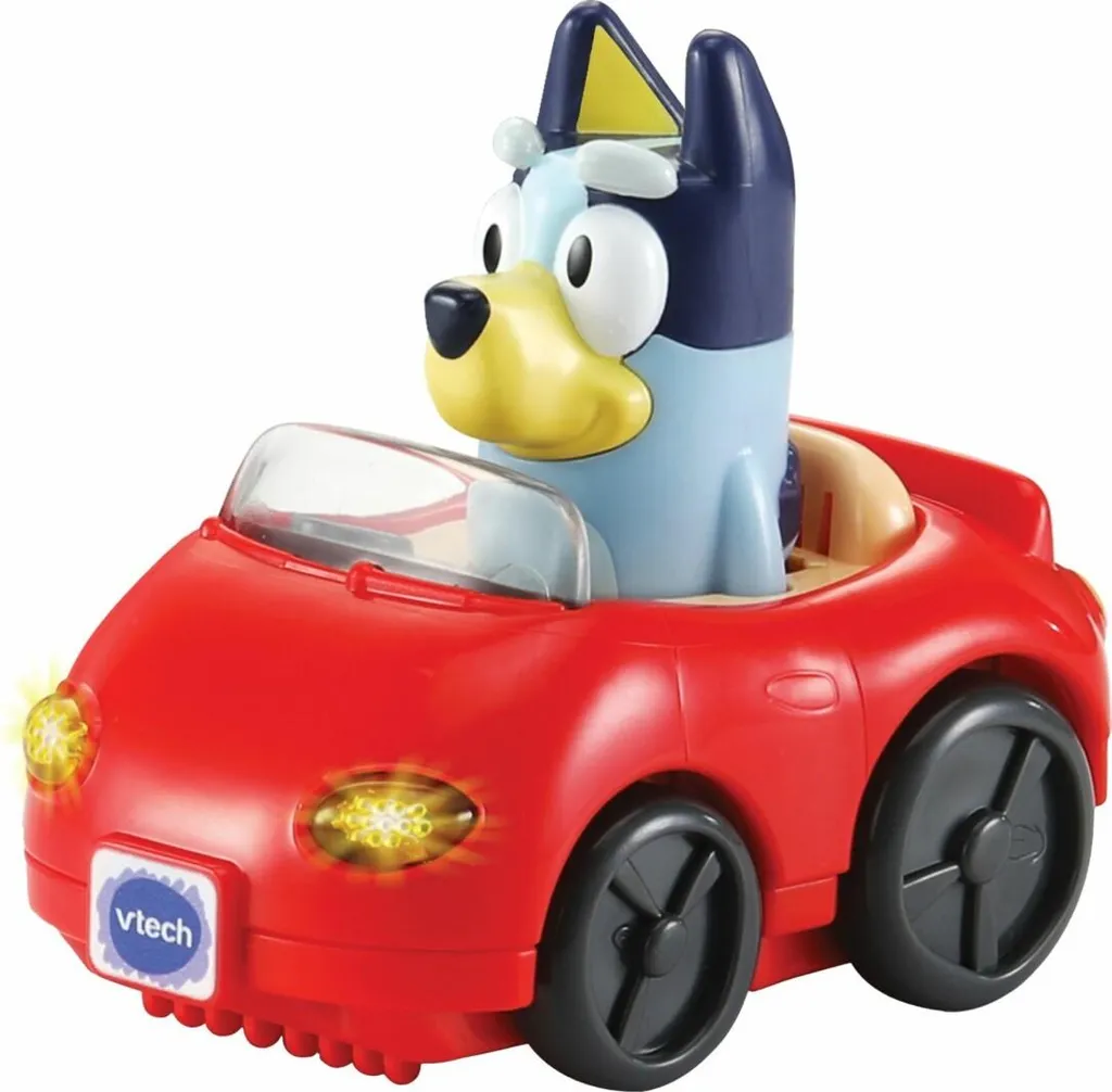 Voiture de Course Bluey Tut Tut Bolide - Jouet Voyage Enfant 12 Mois
