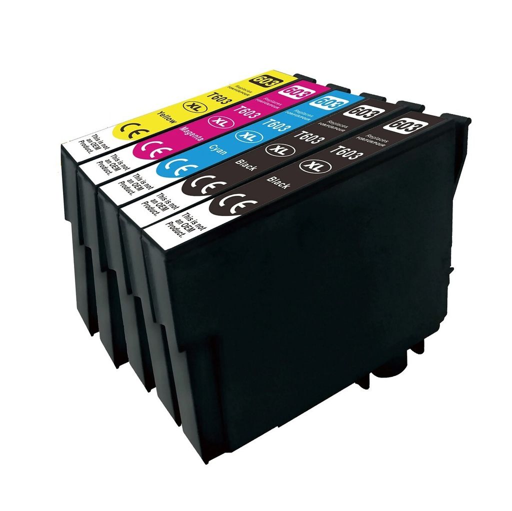 Tisanto 5 Druckerpatronen Set kompatibel zu Epson 603 XL Produktbild 