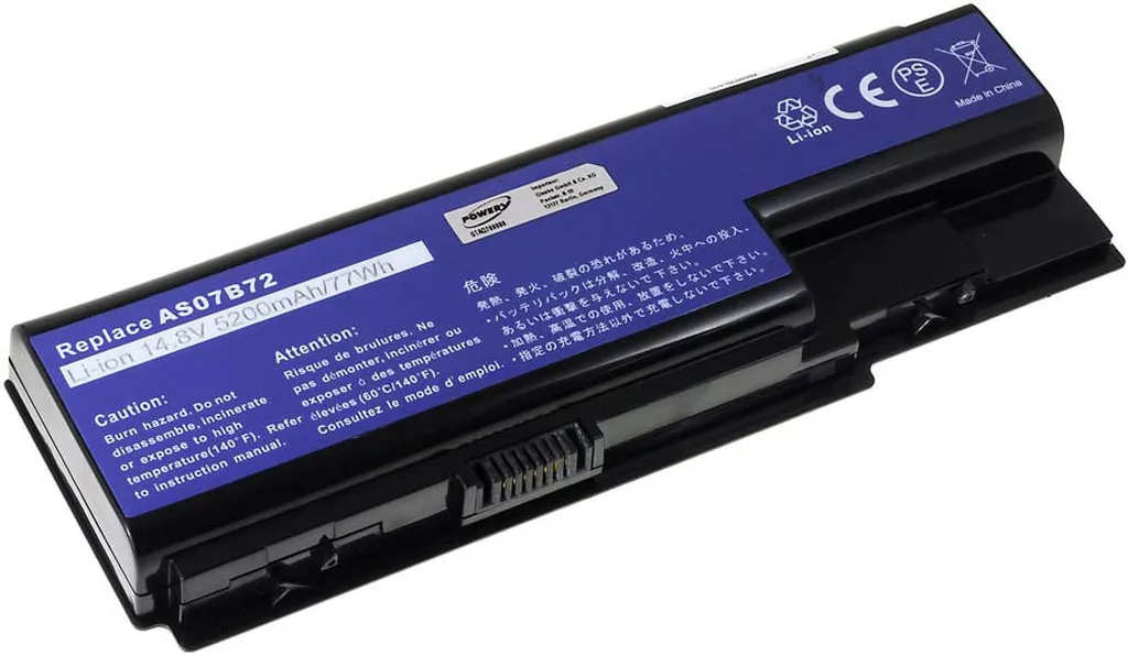 Batterie Acer AS07B42 haute capacité 6 cellules pour PC portable - 4