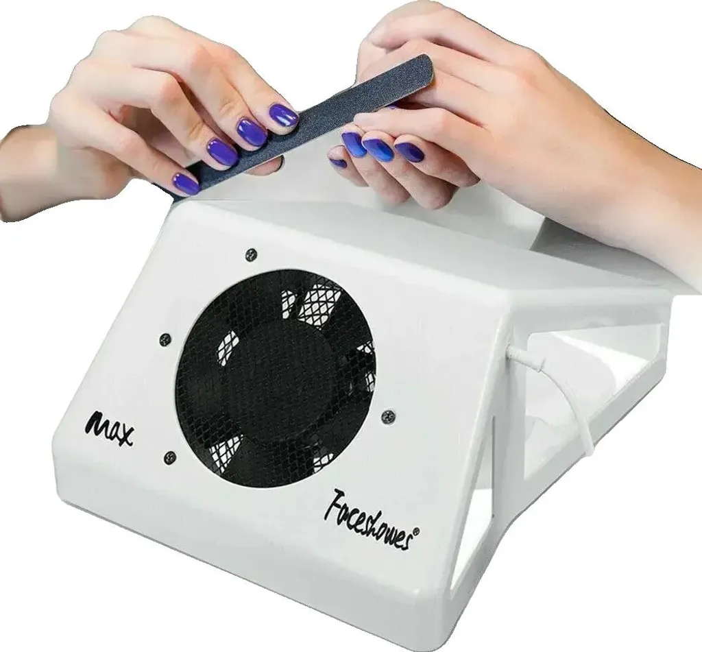 Aspirateur à Ongles 65W AC 100-240V avec Prise EU en ABS Blanc Robuste