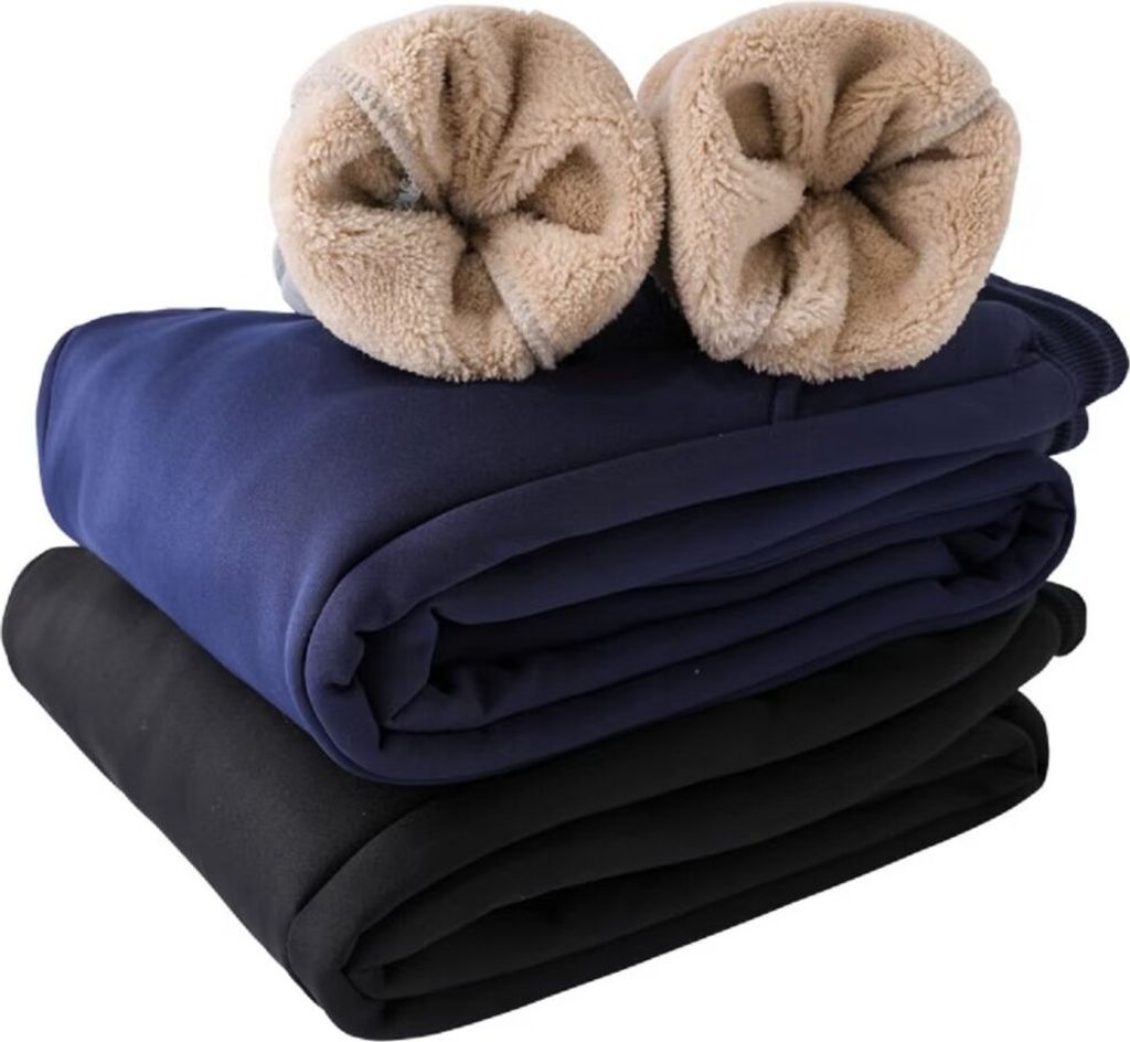 ASKSA Herren Fleece Jogginghose Winter Warme Sherpa Produktbild 5
