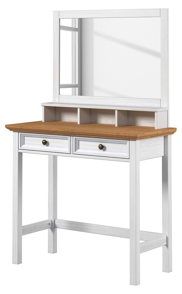 home24 Massiver Schminktisch - Kiefer Produktbild 