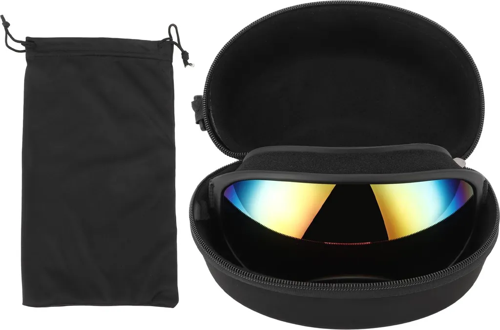 Lunettes de chien anti-UV à forte résistance à l'impact rouges
