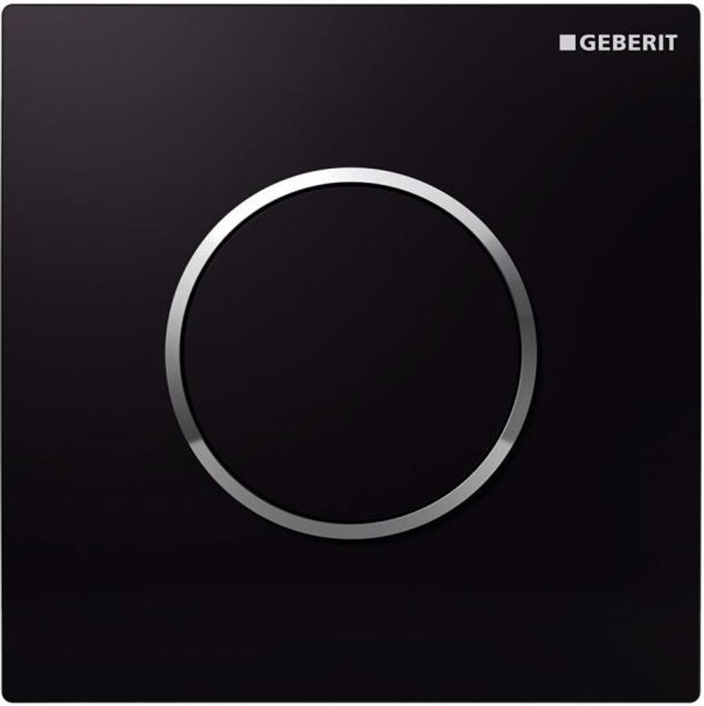 GEBERIT SIGMA10 Urinal Betätigungsplatte, schwarz