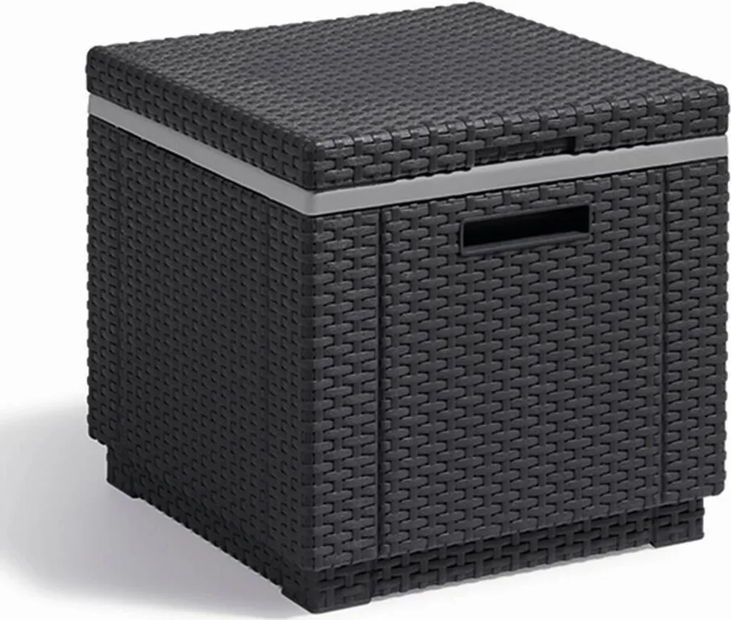 Sgabello Allibert Ice Cube con cool box, colore: grafite - 13