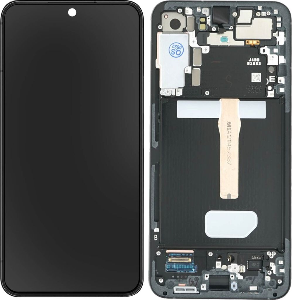 Samsung, LCD Bildschirm Original Touchscreen – Graphite für Samsung Galaxy S22 Plus, Grau