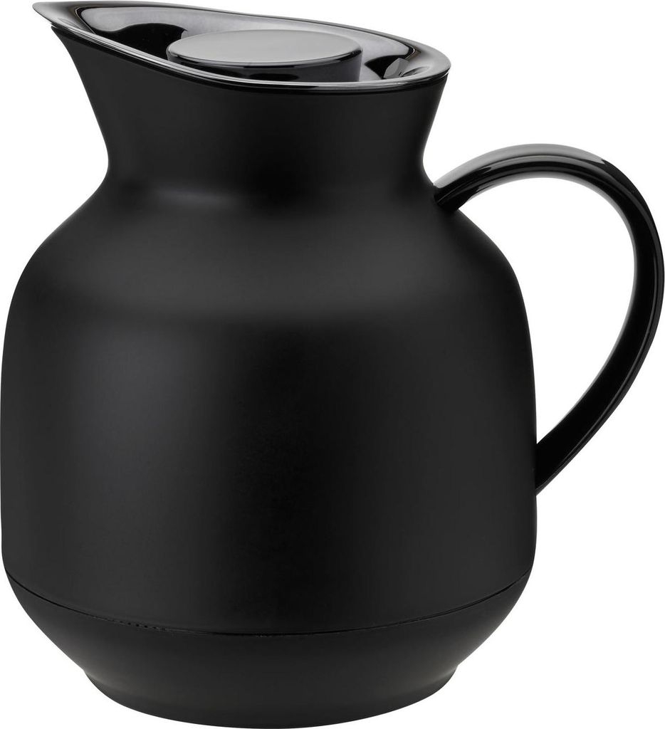 stelton AMPHORA Isolierkanne Tee soft black