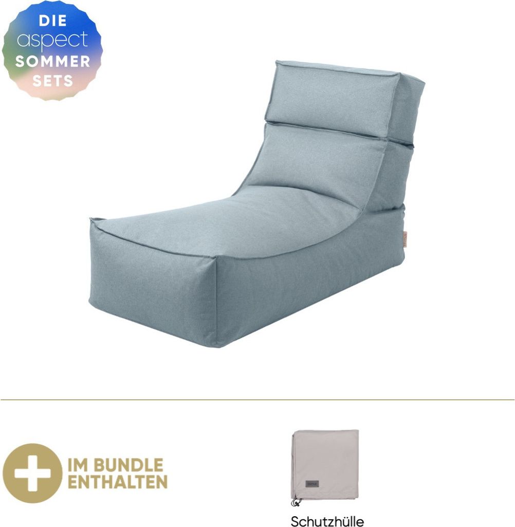 Blomus Outdoor-Lounger -STAY- inkl. GRATIS Schutzhülle Ocean