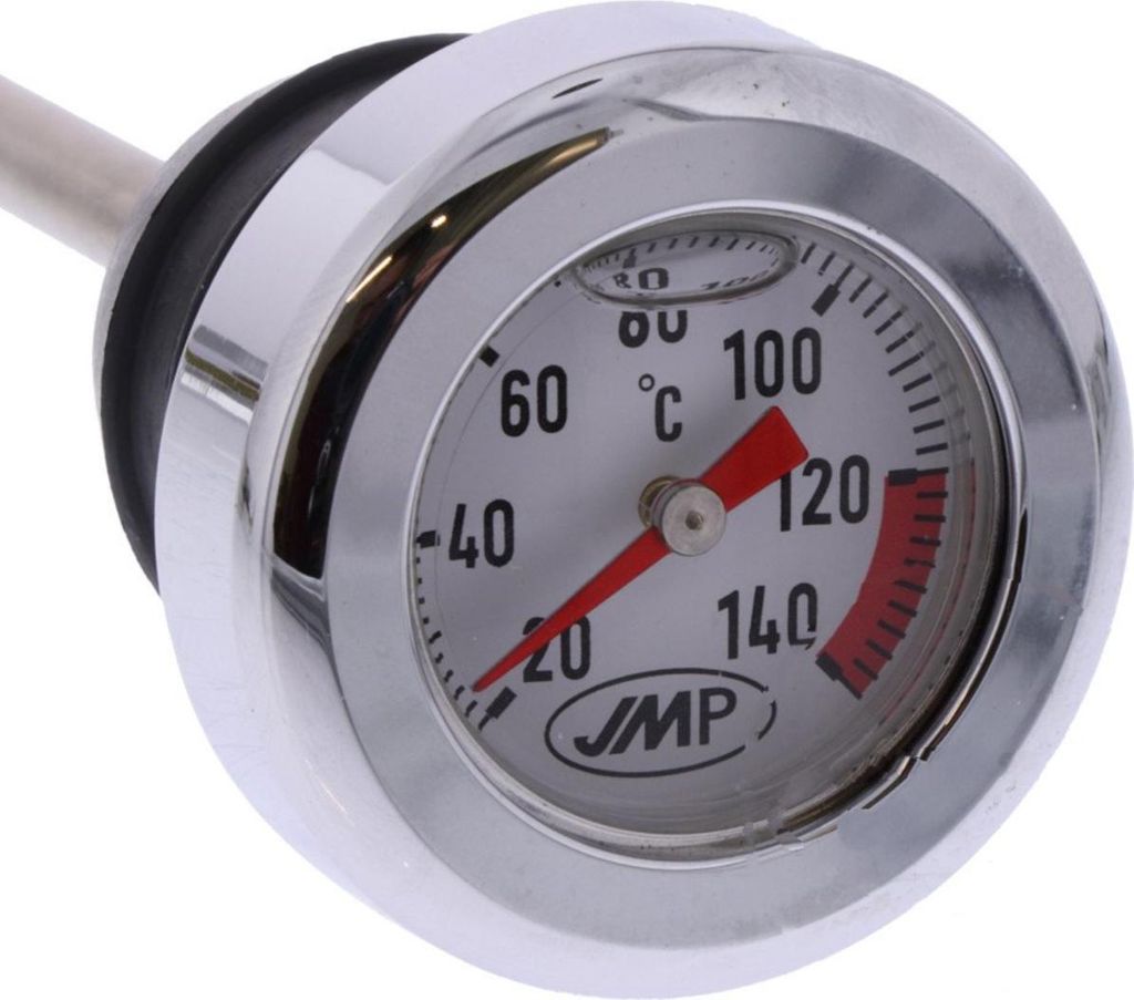 Öltemperaturdirektmesser JMP mit Analoganzeige Stopfen für Harley Davidson XLH Sportster Hugger XL C R 883 / 1000 / 1200 ccm Bj. 1983 - 2003