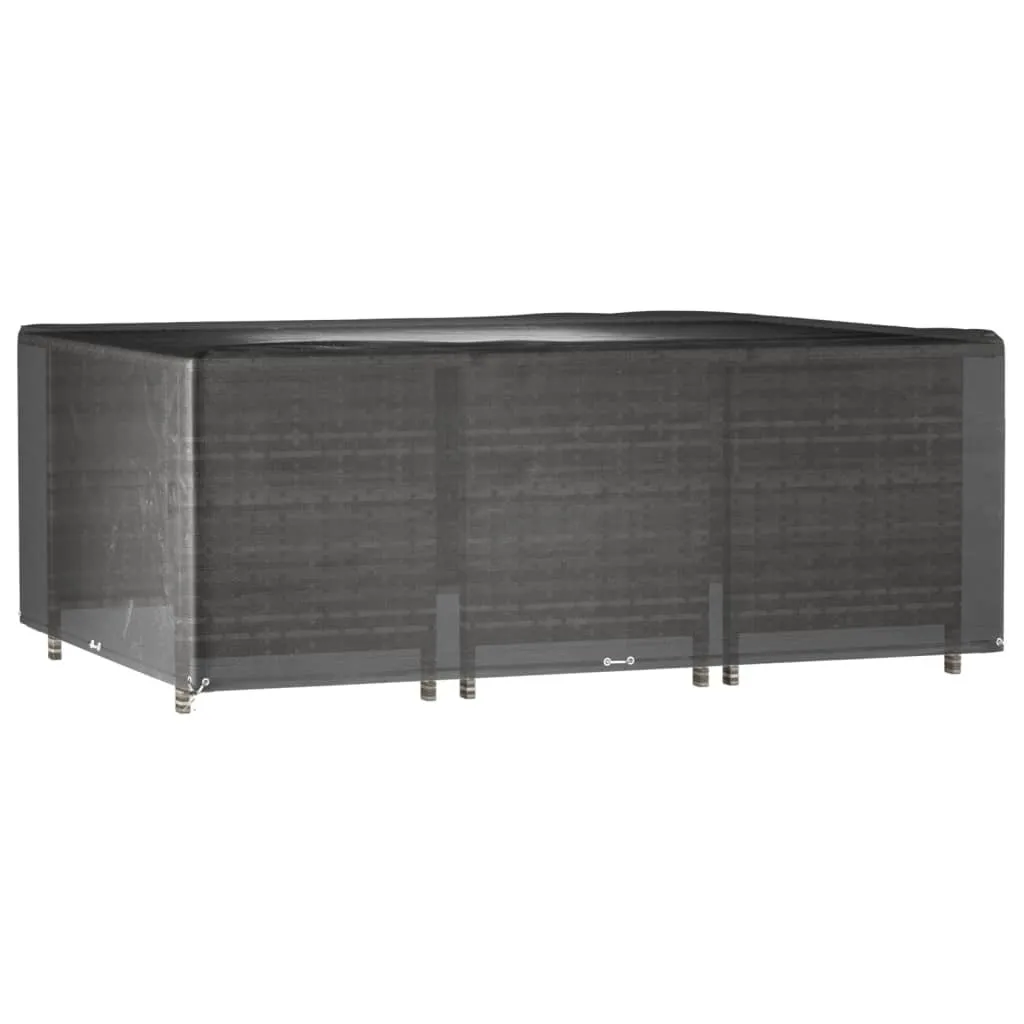Set 2 Teli Copri Mobili Giardino 278x204x105 cm Occhielli Rinforzati