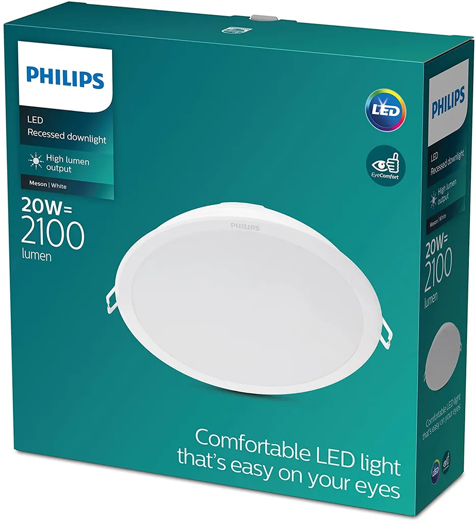 Downlight LED Extra-Plat 20W Philips Meson Ø 175mm Éclairage Plafond - 2