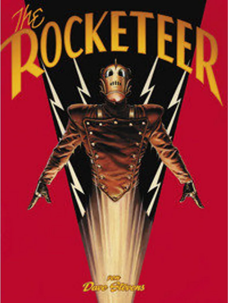 The Rocketeer Figurine de Collection Articulée 30cm avec Jetpack Argent