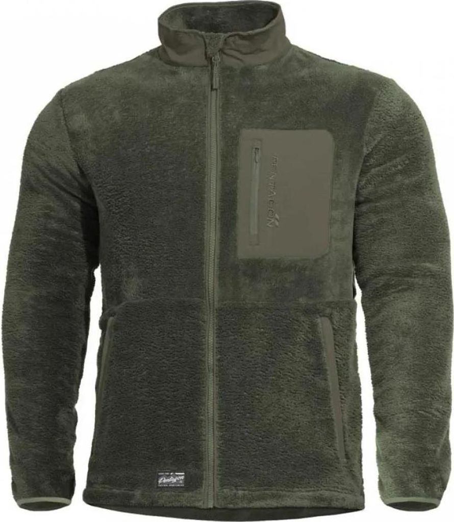 Pentagon Grizzly Fleece Mit Durchgehendem Reißverschluss Grün 2XL Herren Grün 2XL