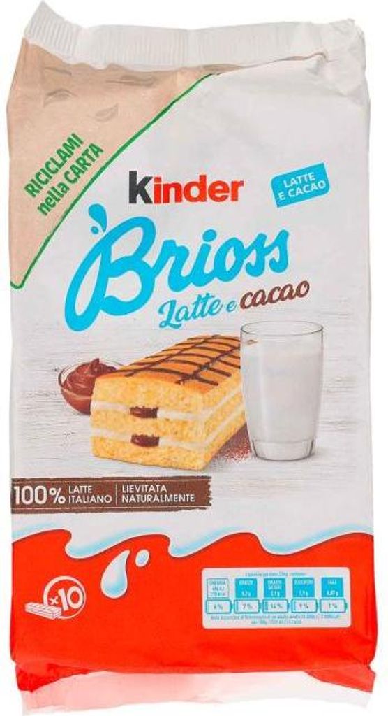 kinder Brioss Latte e Cacao 10er Produktbild 