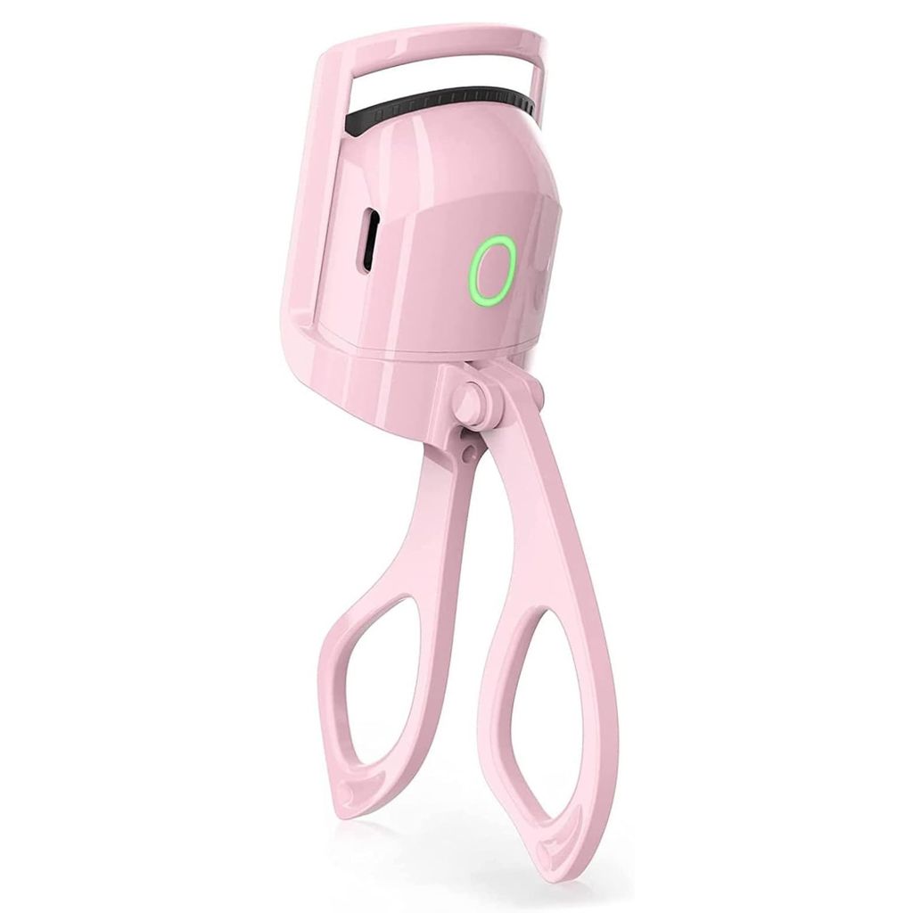 Beheizbare Wimpernzange, USB-aufladbarer Wimpernformer, Elektrische Wimpernzange - GLAMCURLI Rosa