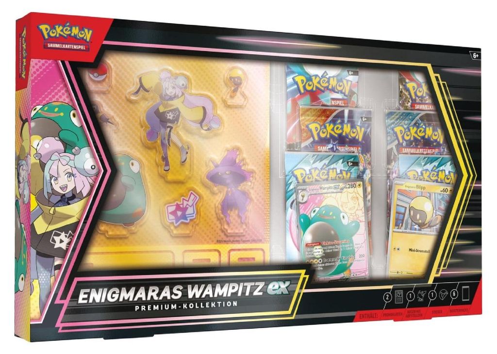 Pokémon-TCG: Enigmaras Wampitz-ex Premium-Kollektion Produktbild 