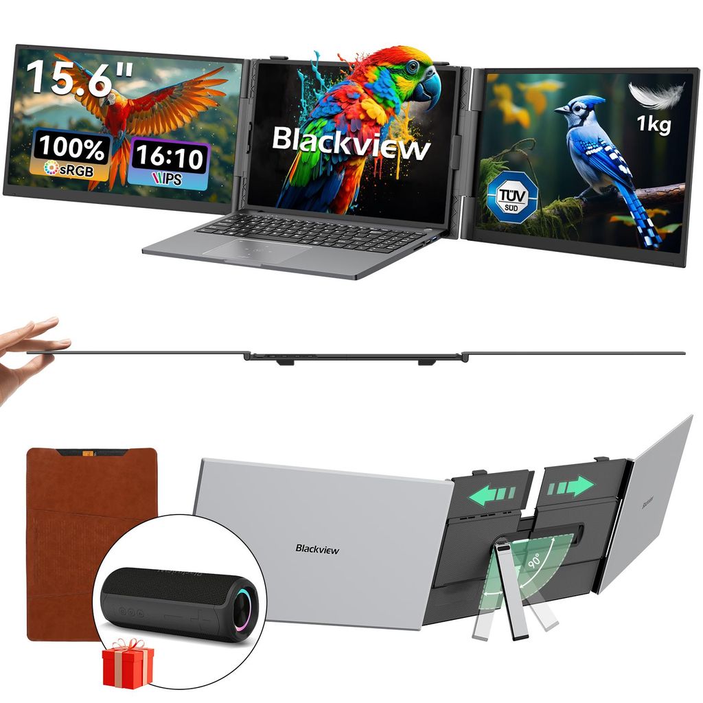 Blackview DCM8+A3 BT-Box 15,6" Tragbarer Monitor, 4,6mm Produktbild 