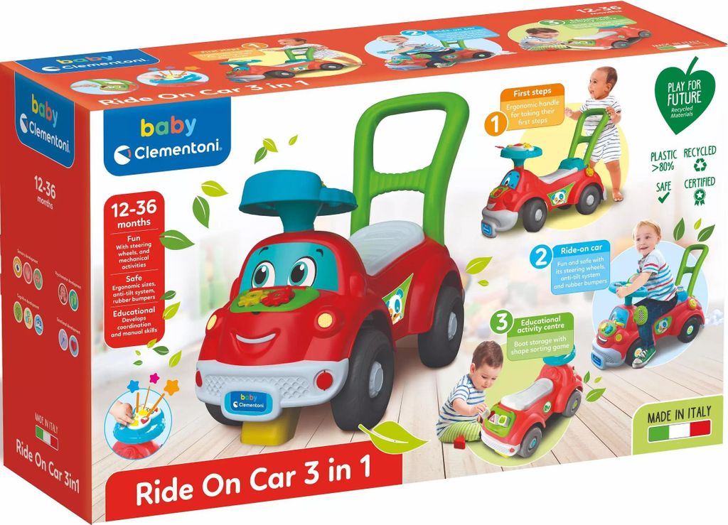 Clementoni Baby Loop car 3-in1 Image du produit 