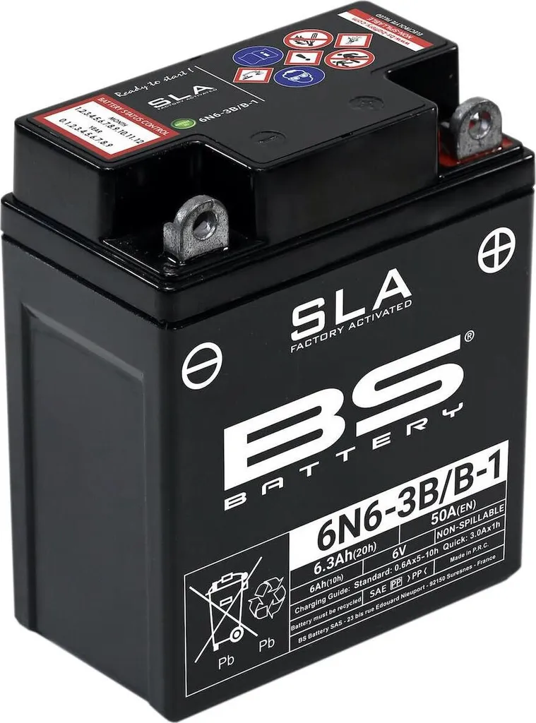 Offerta Batteria BS 6N6-3B/B-1 | 6V 6.3Ah SLA AGM | Pronta Consegna