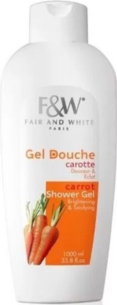 Fair & White Carrot Shower Gel Brightening and Tonifying
