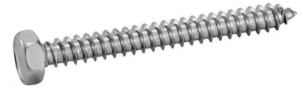 Fixation Extérieure Vis à Tôle Inox A2 3.9x32 mm Bout Pointu 200 u