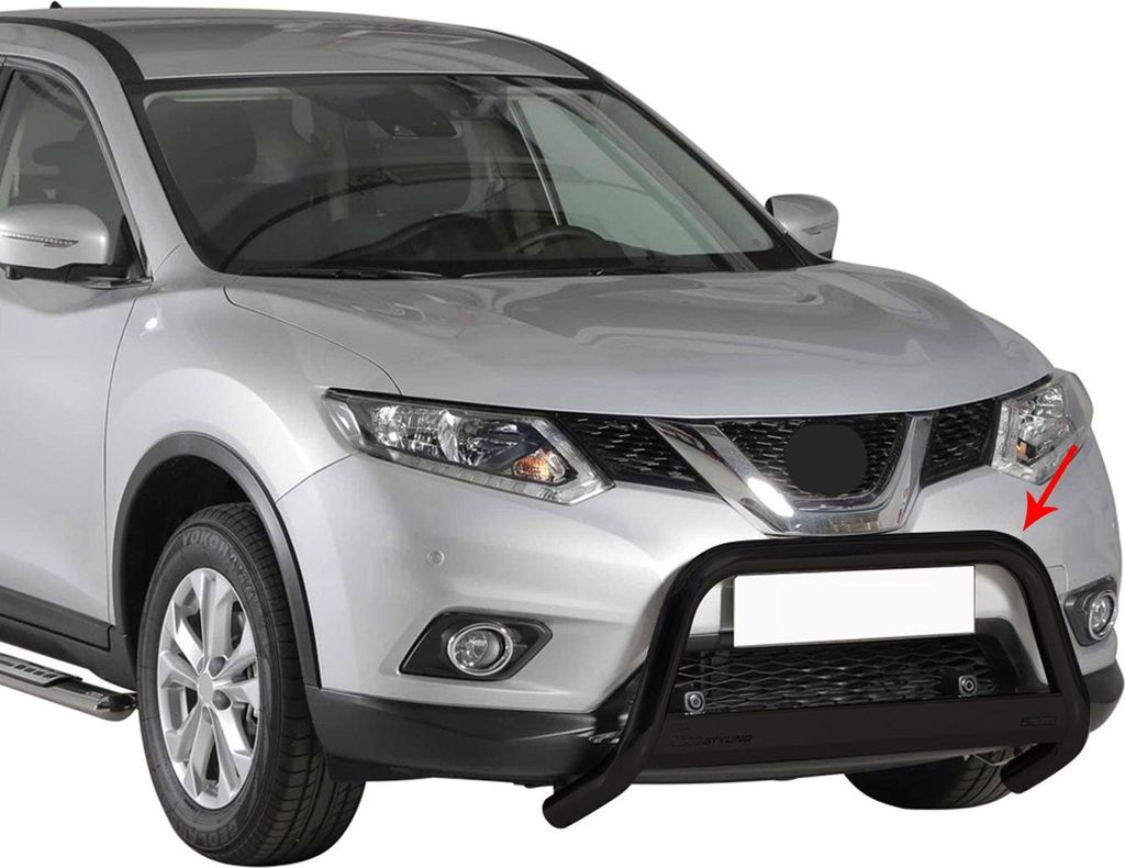 Frontbügel Frontschutzbügel für Nissan X-Trail 2015-2017 ø63mm Stahl Schwarz