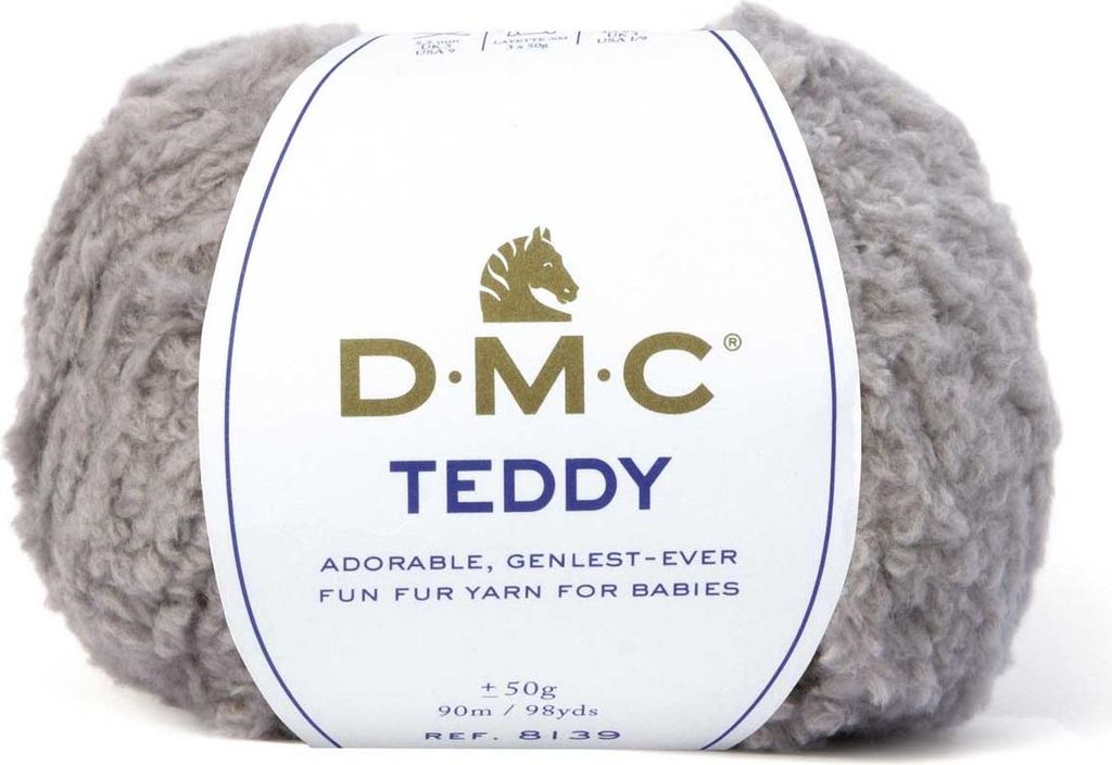 DMC Teddygarn – 100% Polyamid, weich und voluminös (Farbe Produktbild 