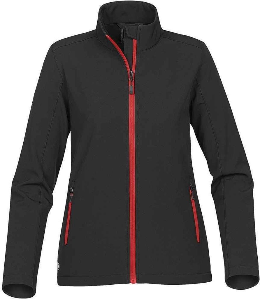Stormtech - "Orbiter" Softshelljacke für Damen PC4460 (XL) (Schwarz/Leuchtend Rot)