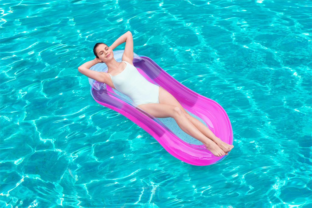 Wasserliege Schwimmen Liege Wasserhängematte Aqua Lounge Luftmatratze Aufblasbar 
