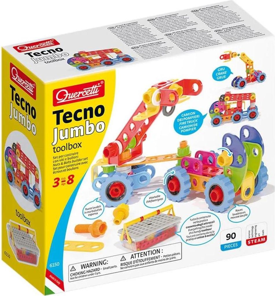 Tecno Jumbo toolbox - stavebnica so skrutkami a matičkami Obrázok produktu 