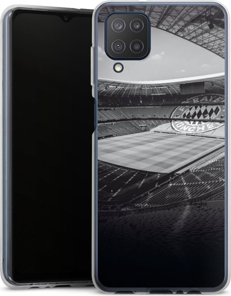 DeinDesign Handyhülle für Samsung Galaxy M12 Silikon Hülle Case Smartphone Schutzhülle FC Bayern München FCB Stadion