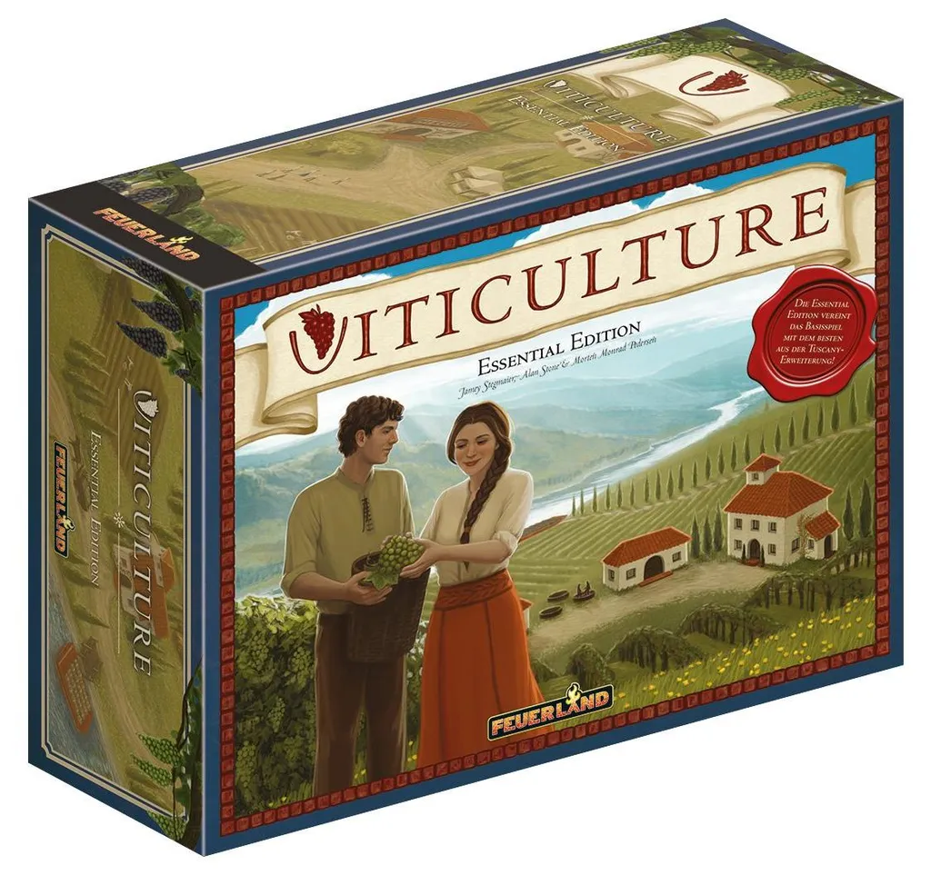 Jeu de Société Viticulture Essential Edition Version Allemande Stratégie - 3