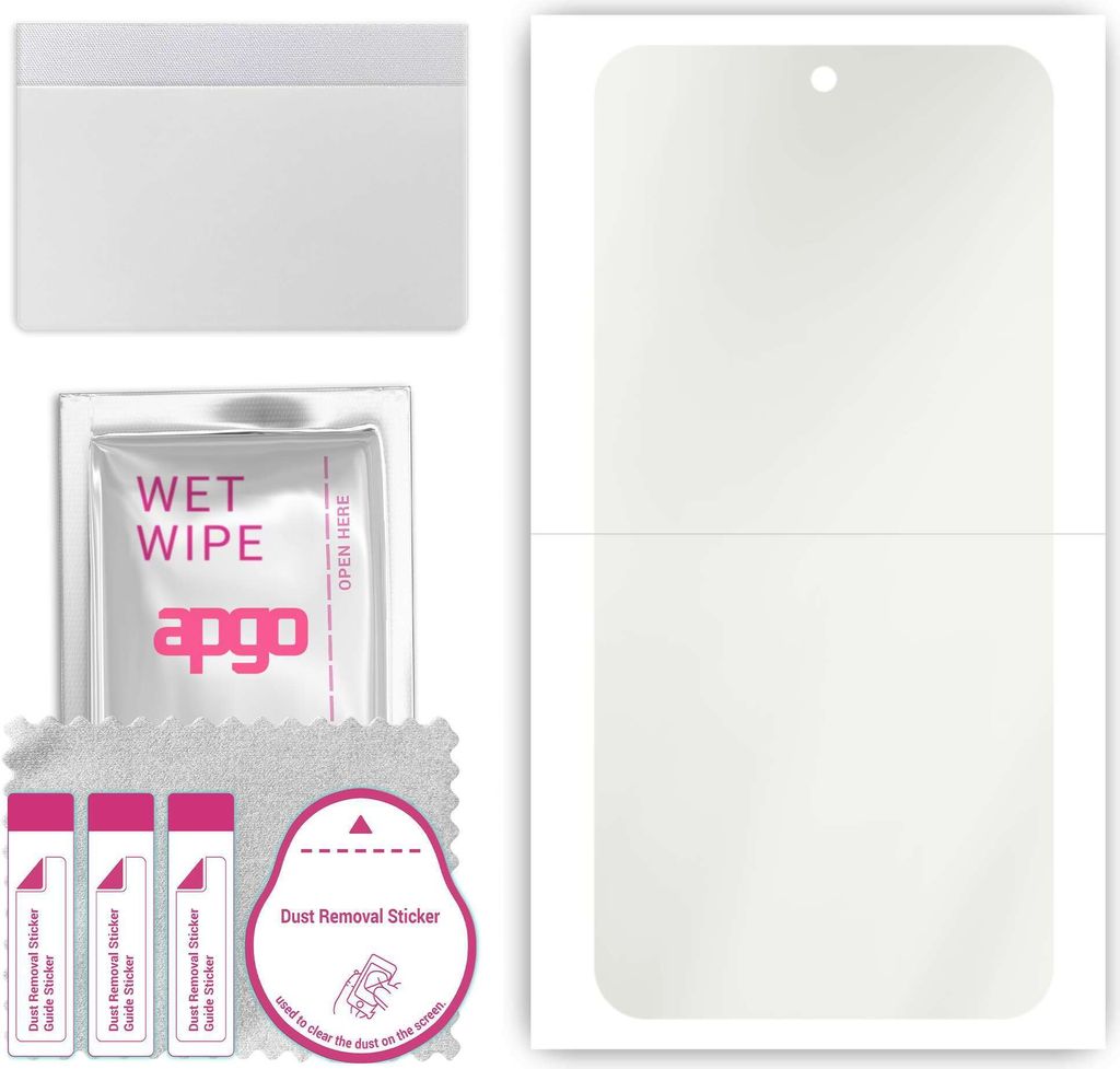 apgo Hydrogel Schutzfolie, Matt, kompatibel mit Sharp Aquos R8, flexibele Displayschutzfolie, Folie mit Positionierhilfe, Anti-Fingerprint, kratzfe...