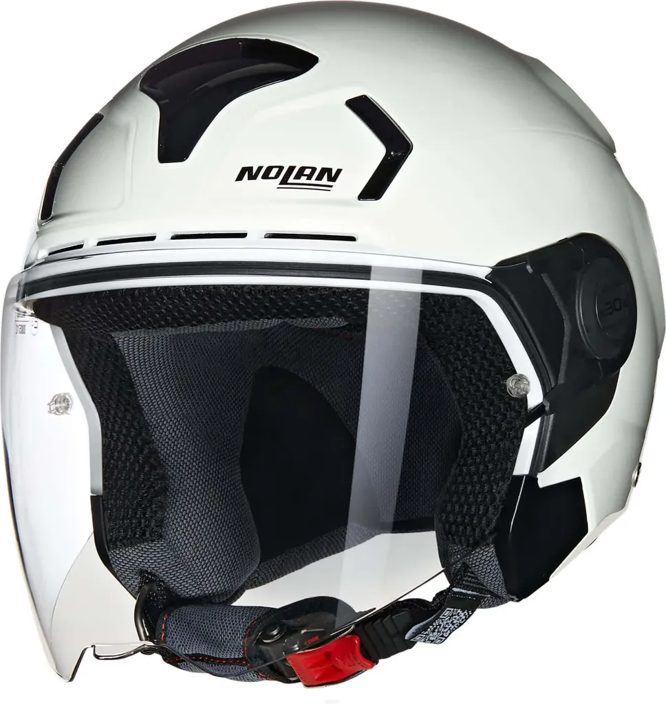 Casque jet Nolan N30-4 T Classico bleu taille M 58 pour moto et scooter