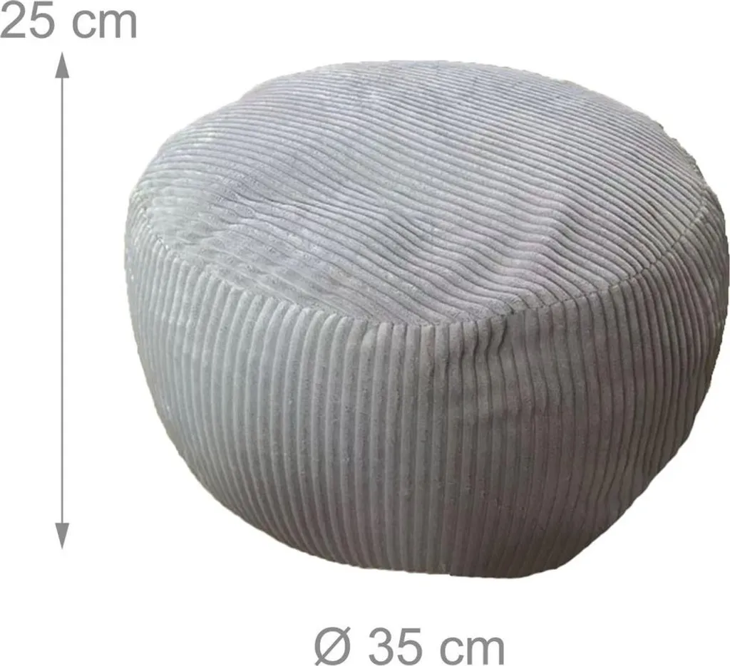 Pouf velours côtelé : l'assise d'appoint confortable pour vos invités
