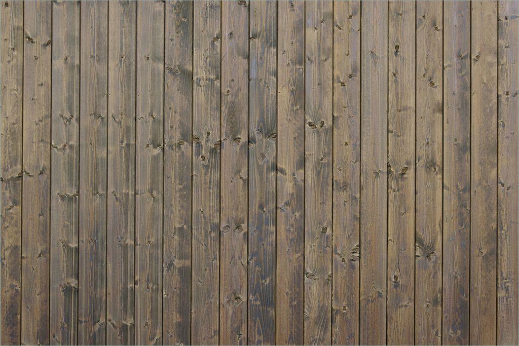 Wallario selbstklebendes Poster - Holzpaneelen in grau braun - Holzmuster mit Maserung, Größe: 61 x 91,50 cm