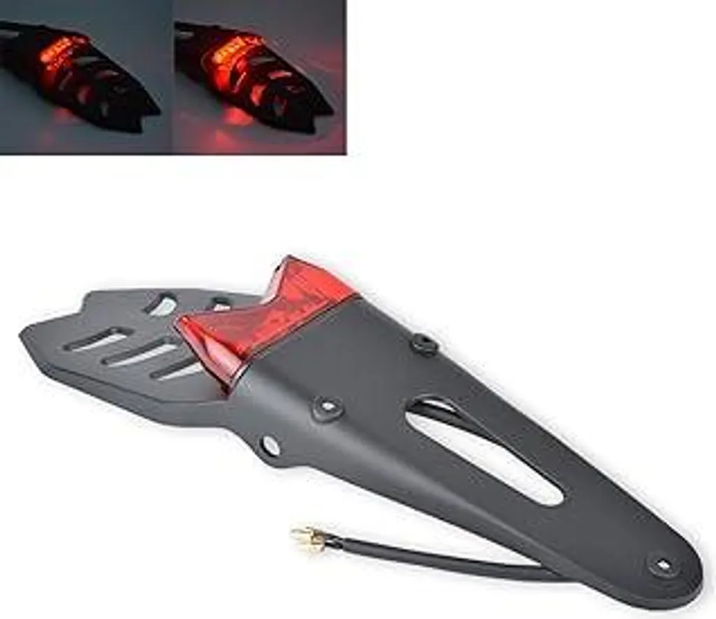 Faro Posteriore Moto LED KATUR 12V - Stop Universale per Dirt Bike