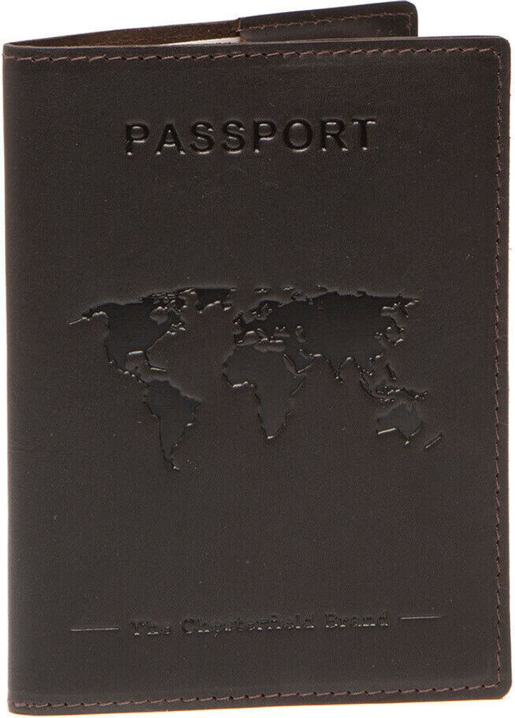 The Chesterfield Brand echt Leder Reisepasshülle Ausweishülle Passhülle braun