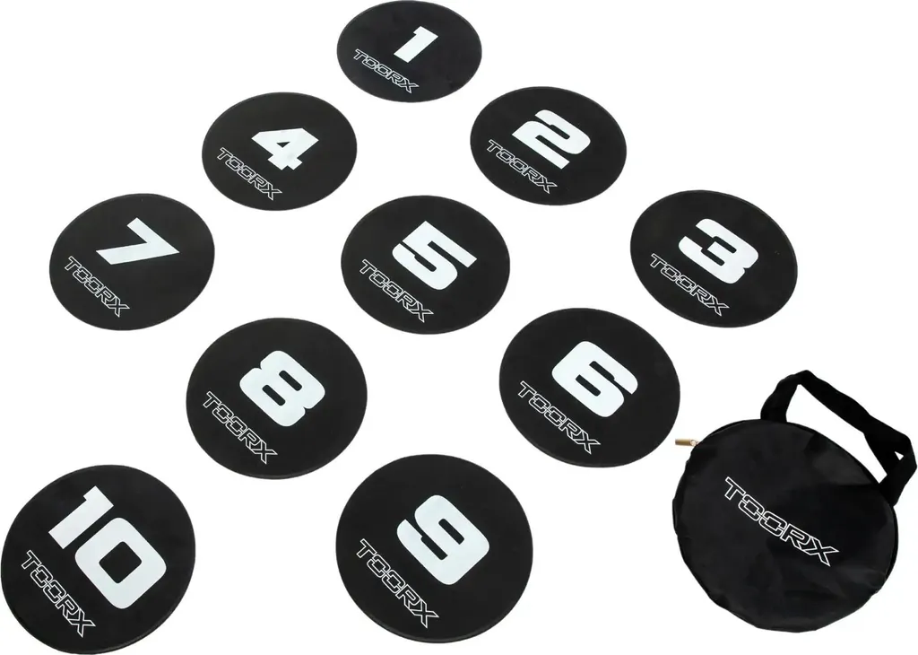 Kit Agility Dots Toorx 10 pcs pour Améliorer vos Appuis et votre Cardio