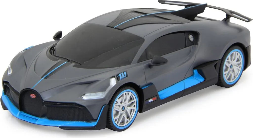 Voiture télécommandée Bugatti Divo Jamara 1:24 grise, jouet 2,4GHz