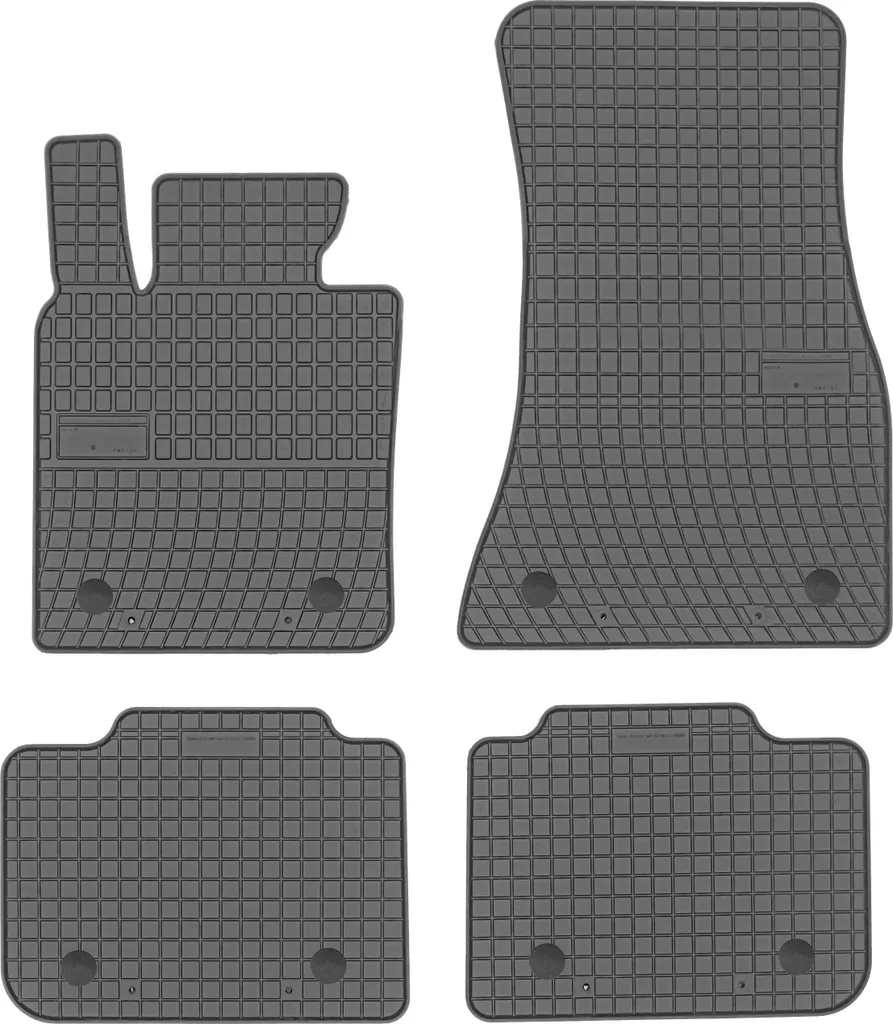 FROGUM ET410589 Tappetini - BMW 6 G32 GT 2017- piede MS+BMW KLETT anteriore e posteriore - INSTALLATI