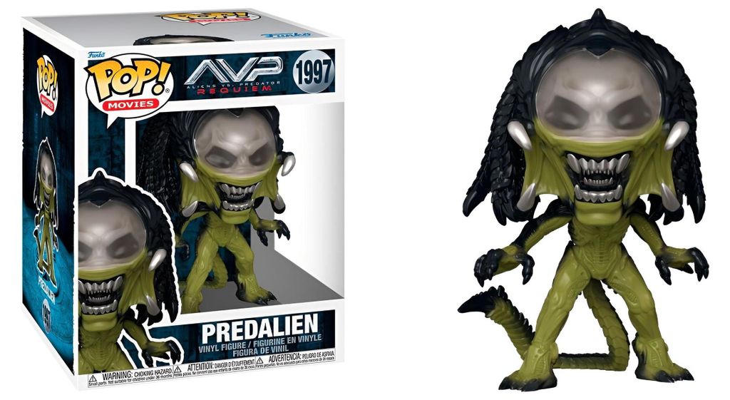 FUNKO POP! Vinyl Figur Movie AVP Alien vs Predator Requiem Predalien 1997 15cm