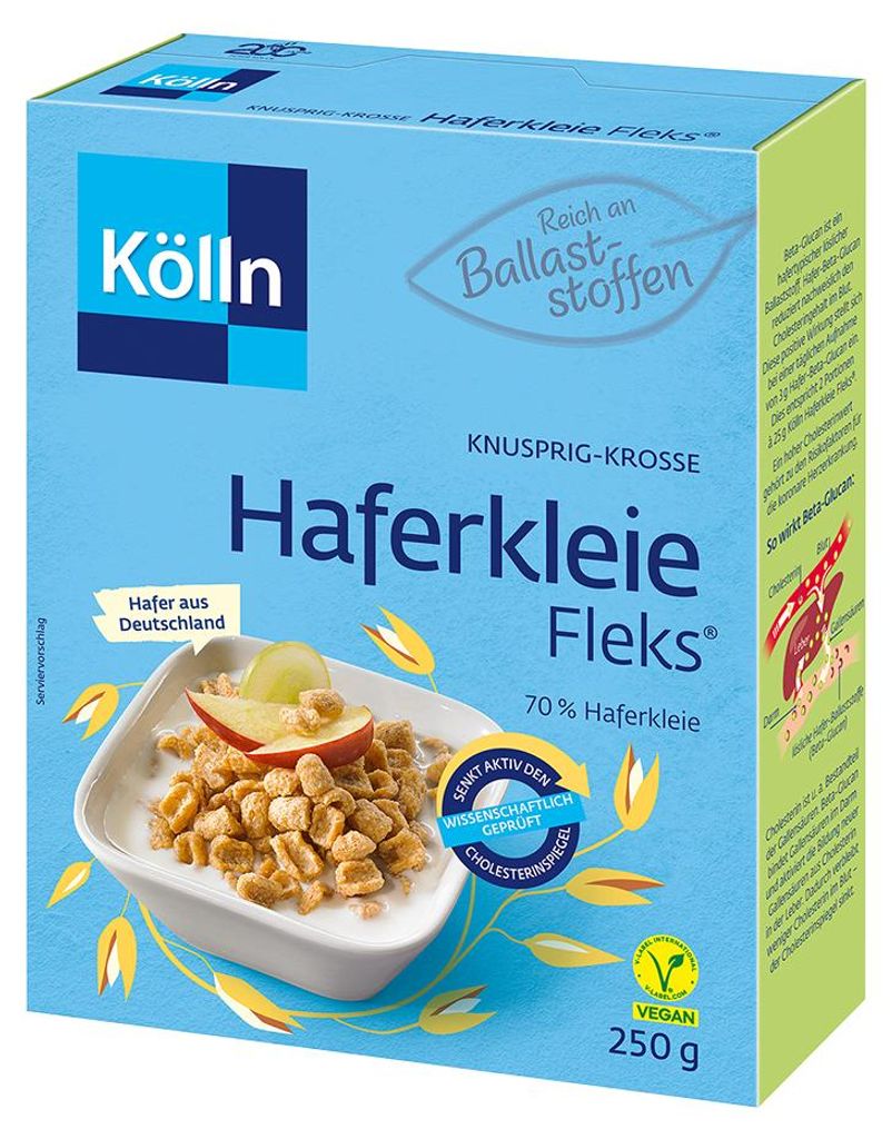 Kölln Crispy Crunchy Oat Bran Fleks z chrupiącymi płatkami Zdjęcie produktu 