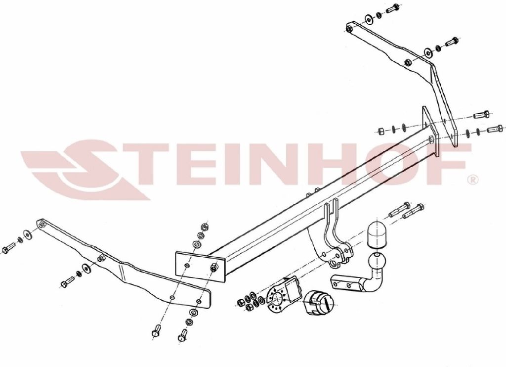 Z546496 Anhängerkupplung passend für FORD Focus III 04/2011-2018 starr
