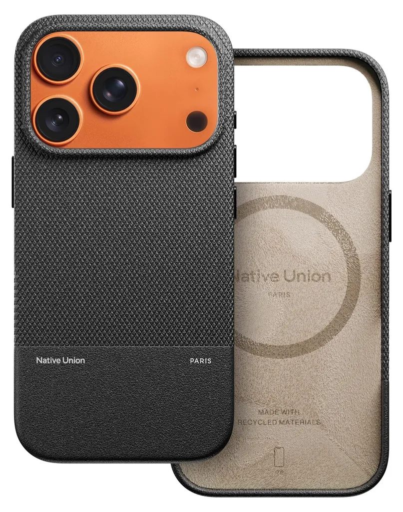 Étui Native Union (RE)Classic noir pour iPhone 17 Pro - Coque Premium