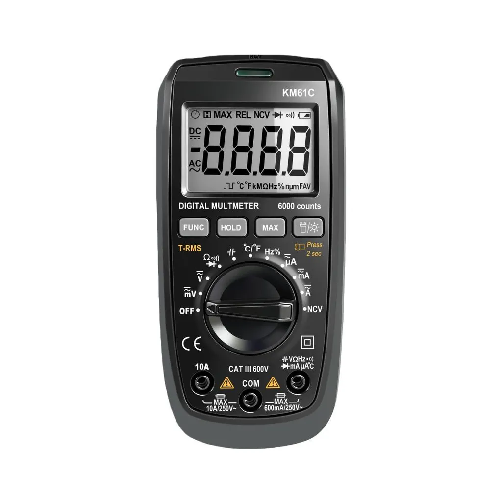 Appareil de mesure portable : multimètre numérique polyvalent 600V 10A