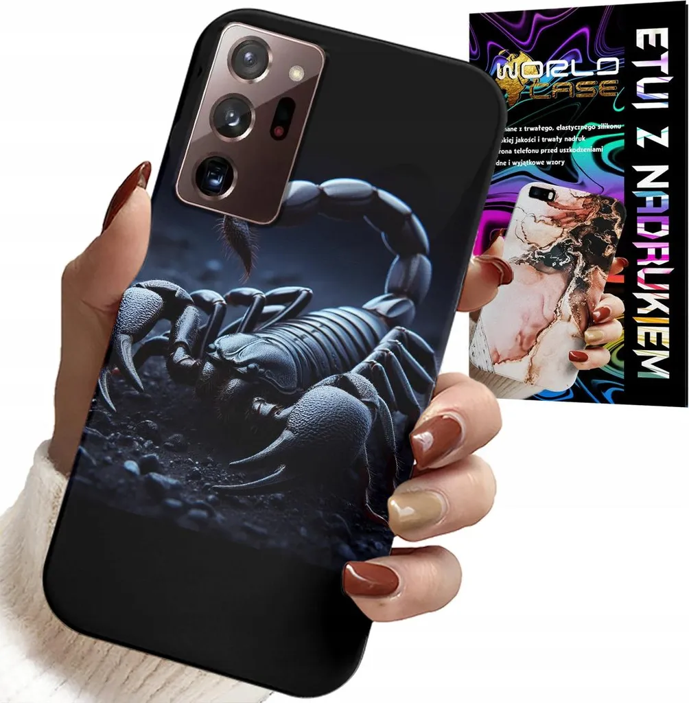 Custodia Per Samsung Note 20 Ultra - Scorpione, Scorpioni + Pellicola Idrogel - 1