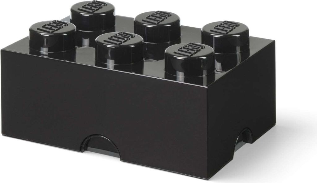 LEGO Storage Brick 6 (schwarz)