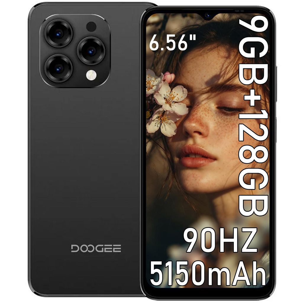 DOOGEE N55 Android 14 Smartphone, 9GB+128GB(erweiterbar auf Produktbild 
